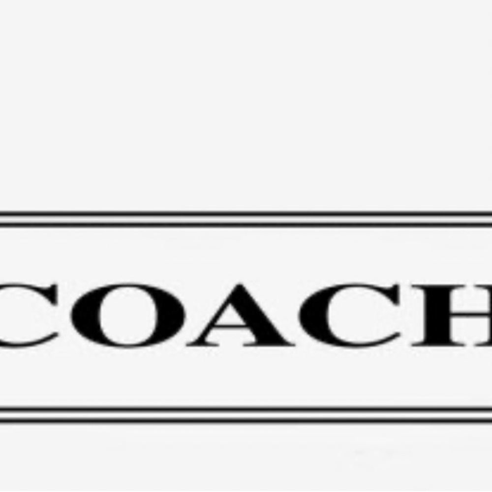 Coach Black and White Logo Design